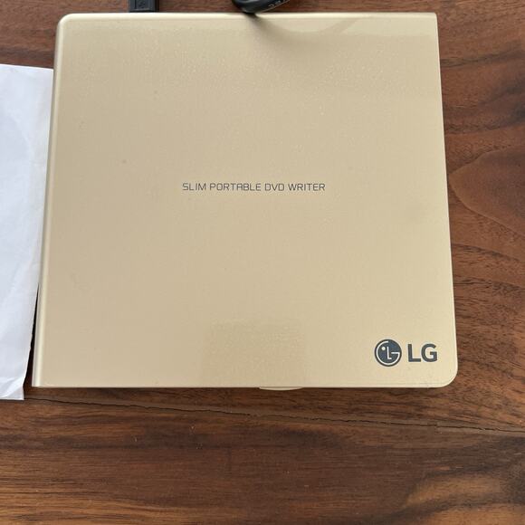 LG Ultra Slim Portable DVD Writer Gold Model GP65NG60 - Picture 5 of 6